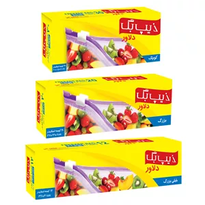 پلاستیک زیپ کیپ مدل زیپ بگ دلاور سه عددی
