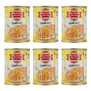 کنسرو ذرت شیرین مستر استار - 380 گرم بسته 6 عددی