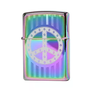 فندک زیپو مدل 29435 Rivet Peace Sign