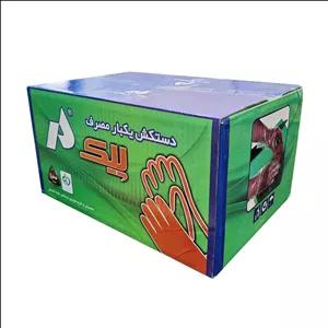 دستکش یکبار مصرف پیک مدل 100 بسته 100 عددی