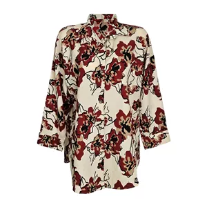 مانتو زنانه مدل کراش گلدار کد 2