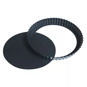 قالب تارت مدل گرد لبه کوتاه کف جدا 10 مجموعه 2 عددی