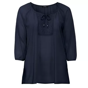 بلوز آستین سه ربع زنانه اسمارا مدل حریر کد 13326000