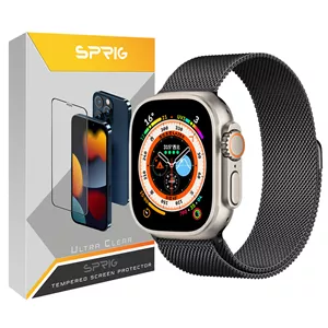 بند اسپریگ مدل Milanese مناسب برای ساعت هوشمند گرین لاین Ultra 49mm / Ultra Active 49mm