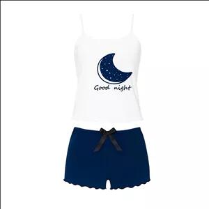 ست تاپ و شلوارک راحتی زنانه مدل 5689