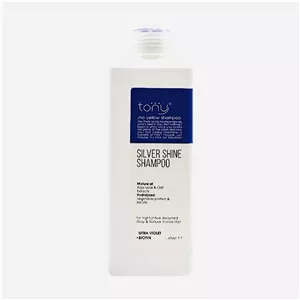 شامپو تثبیت کننده رنگ مو تونی پرفکت مدل silver shine مناسب برای انواع مو حجم 500 میلی لیتر