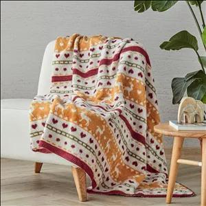 پتو 1 نفره انگلیش هوم مدل Lovedeers سایز 170x130 سانتی‌متر