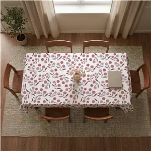 رومیزی طرح ترک مدل گلدار کد T.320 سایز 145x110 سانتی‌متر