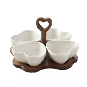 اردو خوری مدل چوب سرامیک چهار خونه قلبی  
