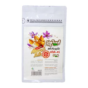 شیربادام زعفران بدون شکر استریج - 200 گرم