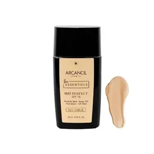 کرم پودر مایع spf15 آرکانسیل مدل MAT PERFECT شماره 022 مناسب انواع پوست حجم 28 میلی‌لیتر
