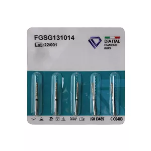 فرز الماسی دیا ایتالیا مدل Cylinder Pointed-L 131 سایز 014 بسته 5 عددی