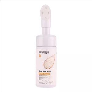 فوم شستشوی صورت بی آکوا مدل Rice Pulp مناسب برای انواع پوست حجم 120 میلی‌لیتر