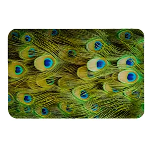  پادری طرح پر طاووس کد 5314 سایز 80 × 50 سانتی‌متر