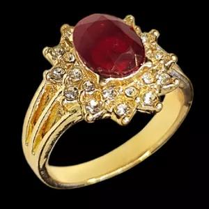 انگشتر زنانه مدل یاقوت صنعتی کد 400