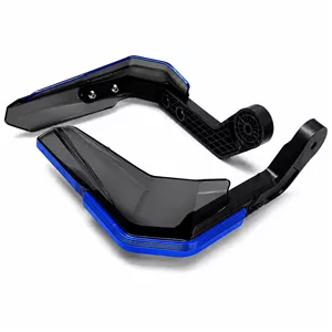 هندگارد دسته فرمان موتور سیکلت وارون طرح L مدل شیشه ای کد BLU بسته 2 عددی