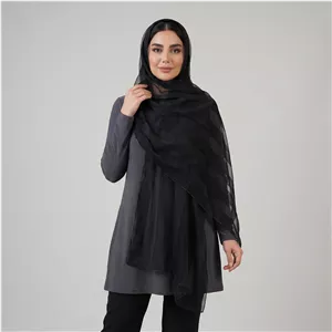 شال زنانه مدل ساده توری مجلسی