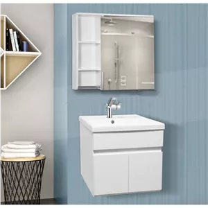 ست کابینت روشویی کاسپین مدل آرالیا به همراه آینه وباکس