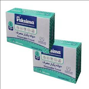 حوله یکبار مصرف پاکسیما مدل 60*40 دو بسته 5 عددی