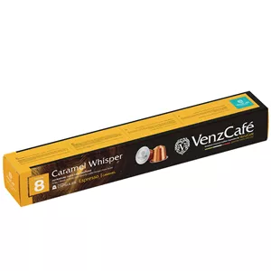 کپسول قهوه کارامل ویسپر ونزکافه - 5 گرم بسته 10 عددی