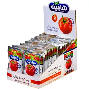 کنسرو رب گوجه فرنگی شامینه - 70 گرم بسته 50 عددی