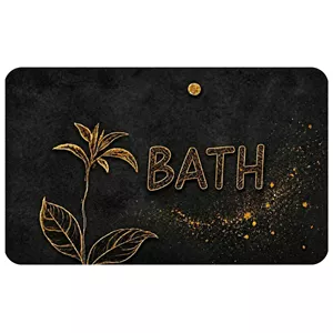 پادری مدل سرویس bath طرح گل 411m4 سایز 76x46 سانتی‌متر مناسب برای فضای داخلی