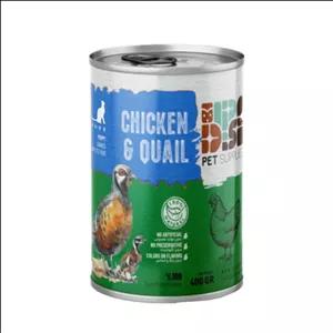 کنسرو غذای بچه گربه دی پی اس مدل نچرال طعم مرغ و بلدرچین وزن ۴۰۰ گرم