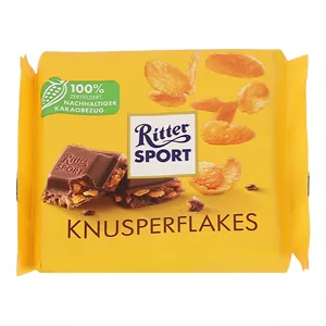 شکلات Crispy Flakes ریتر اسپورت - 100 گرم