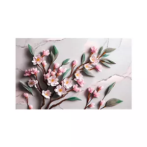  پادری مدل گل و طبیعت کد M35M001-MF0116 سایز 76x46 سانتی متر