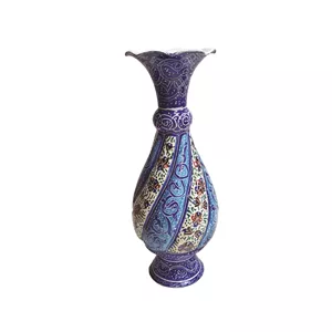 گلدان میناکاری هنرلوکس مدل پیچک کد 16