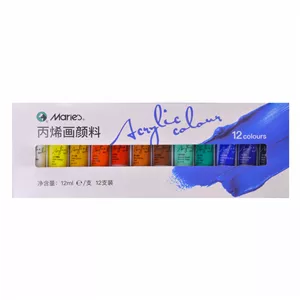 رنگ اکرلیک ماریز کد 4289 حجم 12 میلی لیتر بسته 12 عددی