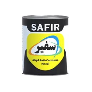 رنگ ضد زنگ طوسی مات سفیر کد 300 وزن 1 کیلو گرم