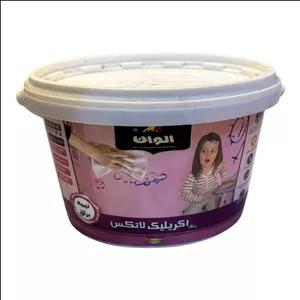 رنگ اکریلیک لاتکس سفید الوان کد 500 حجم 4 لیتر