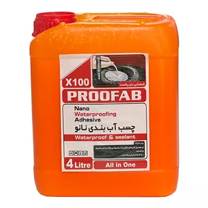 نانو چسب پروفاب مدل آب بند بتن X100 حجم 4 لیتر
