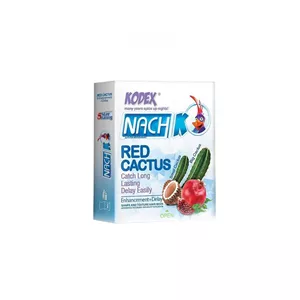 کاندوم ناچ کدکس مدل Red cactus بسته 3 عددی