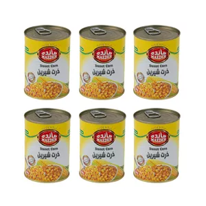 کنسرو ذرت شیرین مائده - 380 گرم مجموعه 6 عددی