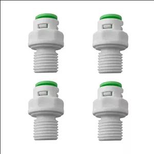 تبدیل اتصال رزوه 1/4 به فیتینگ 6 تکومن مدل best مجموعه 4 عددی