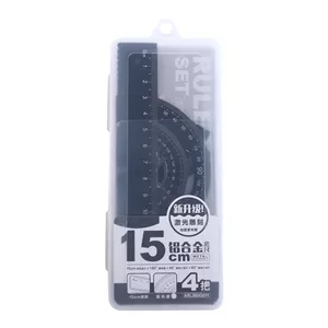ست خط‌کش ام‌اند‌جی مدل ARL960G011 بسته 4 عددی