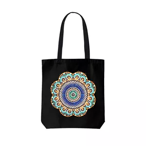 ساک خرید ترمه طراحان ایده مدل نقش قالی کد cfp1375 - L