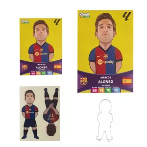 اسباب بازی زینتی کیمدی مدل آلونسو 2025 سری بیسیک به همراه برچسب و فیگور