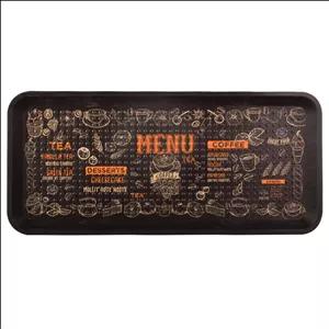 سینی بدون دسته مهروز طرح menu سایز 16*36 سانتی متر