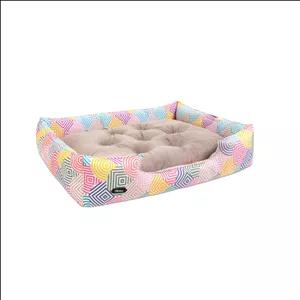 جای خواب سگ و گربه نیناپت مدل وی آی پی یو طرح اشکال هندسی