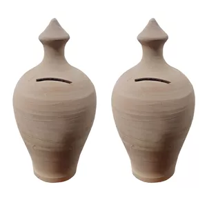 قلک سفالی خام کد 20 بسته ۲ عددی