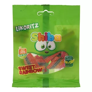 پاستیل آبمیوه ای Sweet Rainbow شیبا - 50 گرم 