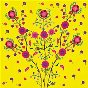 کاغذ کادو مریخ مدل Needlework 1058 سایز 50×50 سانتیمتر 
