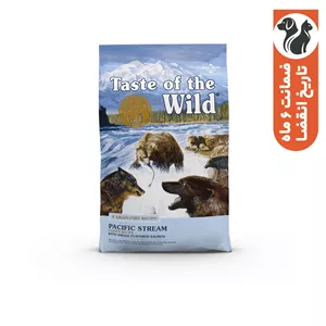 غذای خشک سگ تیست اف ویلد مدل Pacific Stream Canine Recipe طعم ماهی سالمون دودی وزن 2 کیلوگرم