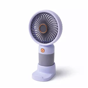 پنکه‌ همراه شارژی مدل قابل حمل 3 حالته پایه دار کد Circle Stand rechargeable & Portable USB Cooling Fan