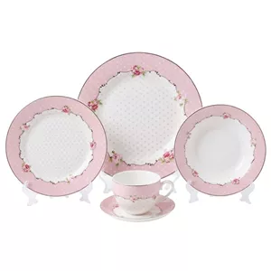 سرویس غذاخوری چینی 20 پارچه 4 نفره انجلا مدل ZP-312