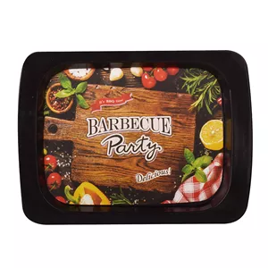 سینی مهروز مدل SE-2001-688 طرح BARBECUE