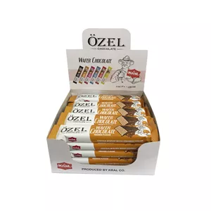 ویفر با روکش کاکائویی کرال طعم پرتقالی بسته 30 عددی